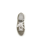 Graue Bos Taurus Kalbsleder-Sneakers