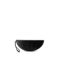 Schwarze Bos Taurus Kalbsleder Clutch