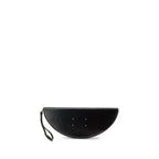 Schwarze Bos Taurus Kalbsleder Clutch