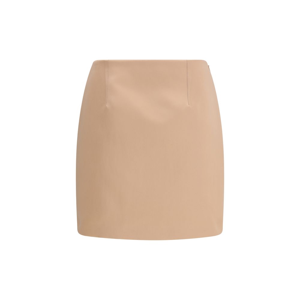 Mehrfarbiger Minirock aus Polyester