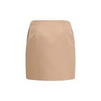 Mehrfarbiger Minirock aus Polyester