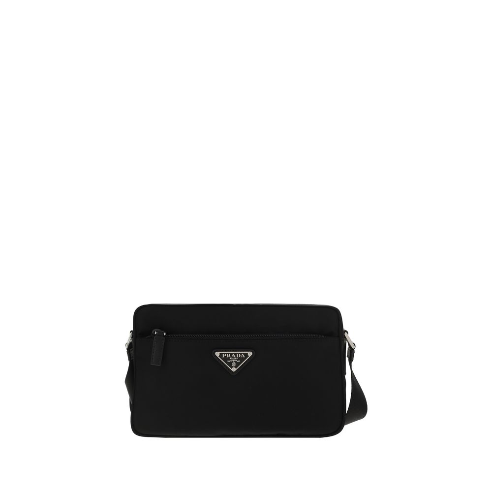 Schwarze Bos Taurus Kalbsleder Schultertasche