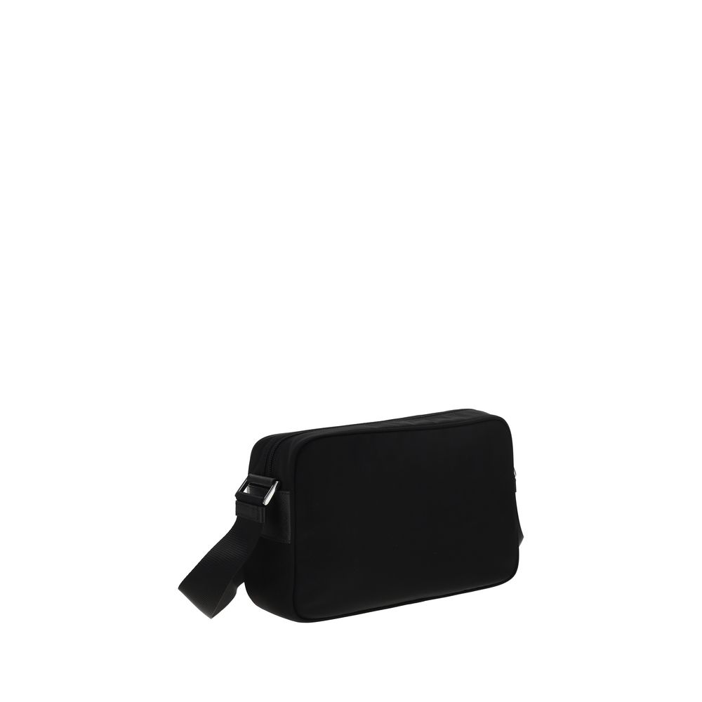 Schwarze Bos Taurus Kalbsleder Schultertasche