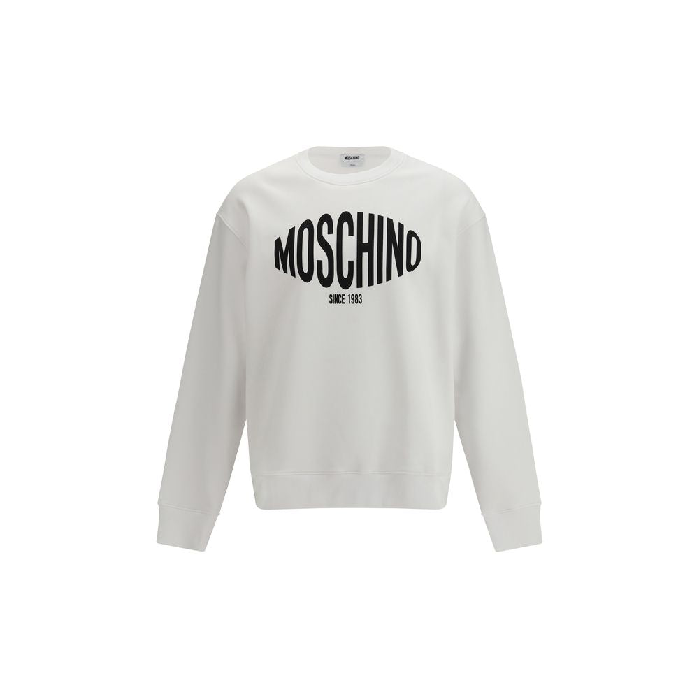 Weißes Baumwoll-Sweatshirt