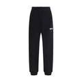 Schwarze Baumwoll-Freizeithose