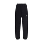 Schwarze Baumwoll-Freizeithose