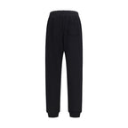 Schwarze Baumwoll-Freizeithose