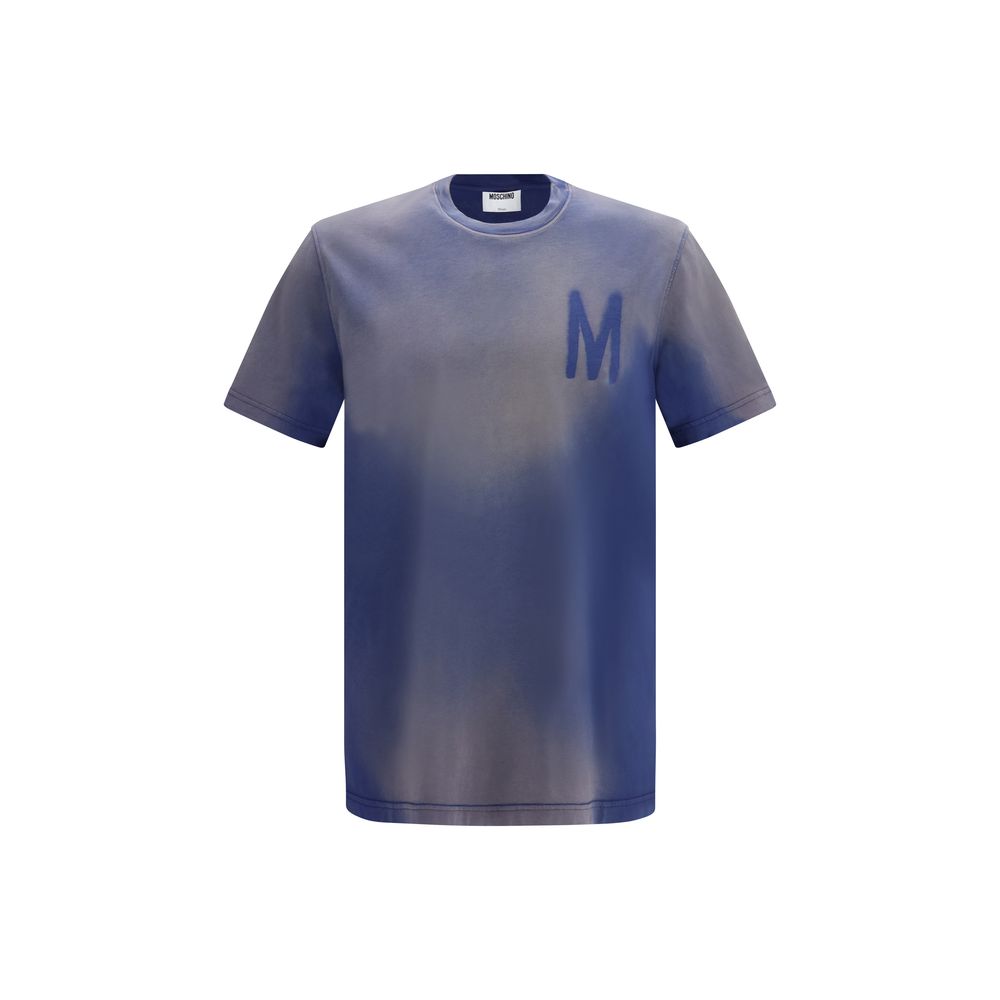 Blaues Baumwoll-T-Shirt