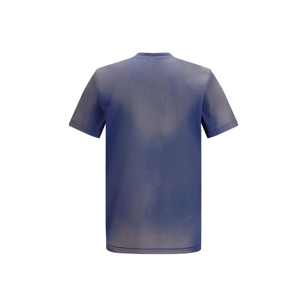 Blaues Baumwoll-T-Shirt