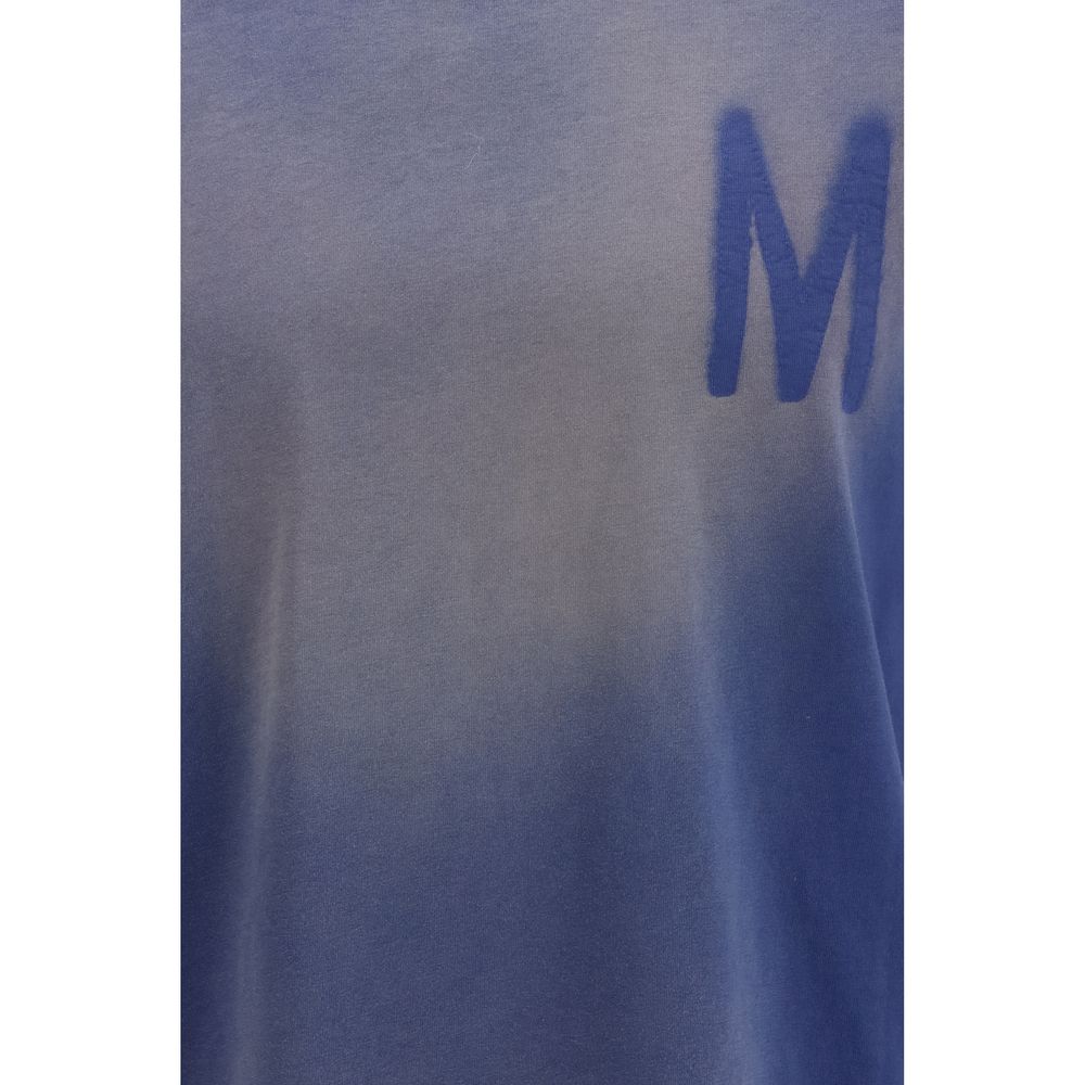 Blaues Baumwoll-T-Shirt