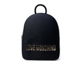Schwarzer Rucksack aus Polyethylen