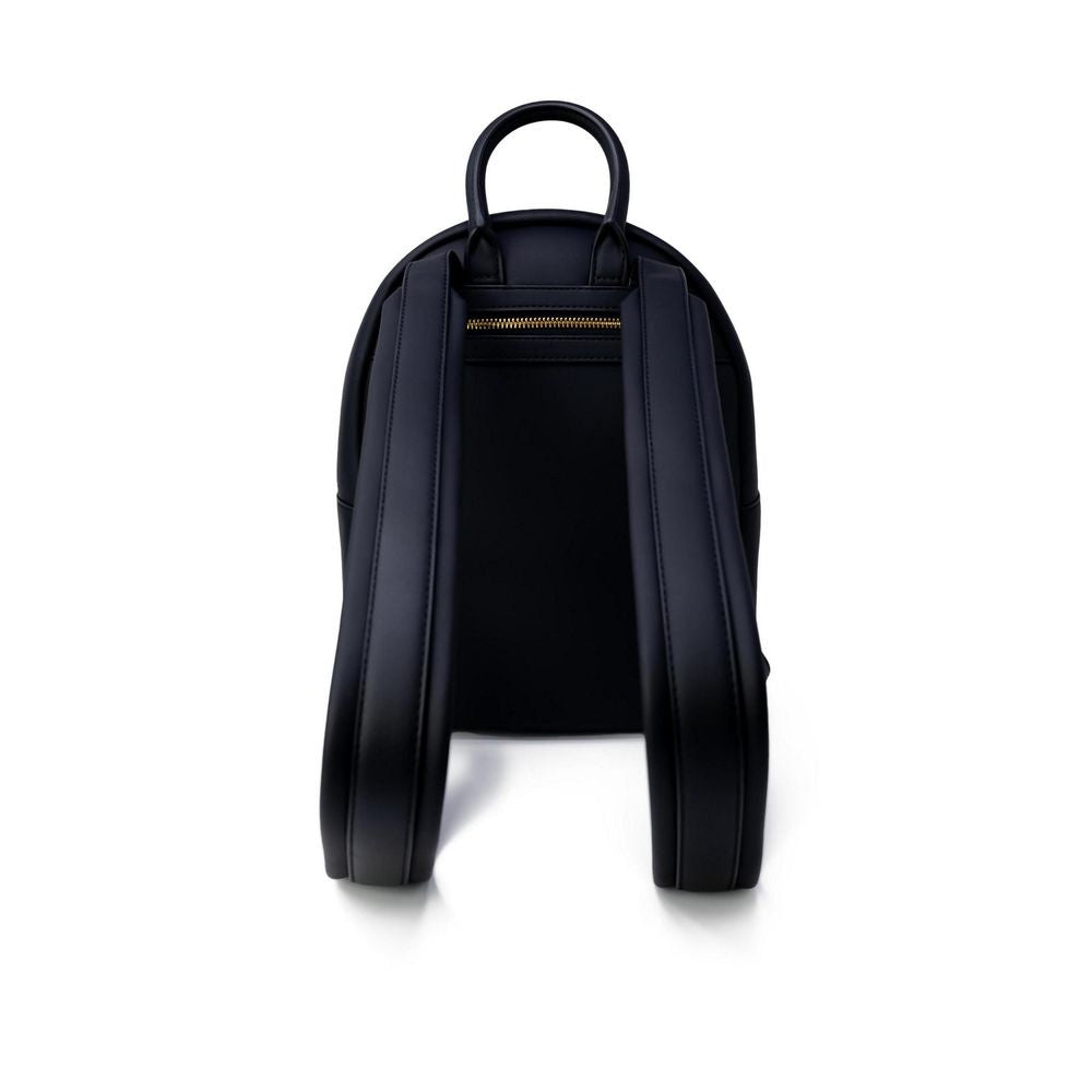 Schwarzer Rucksack aus Polyethylen