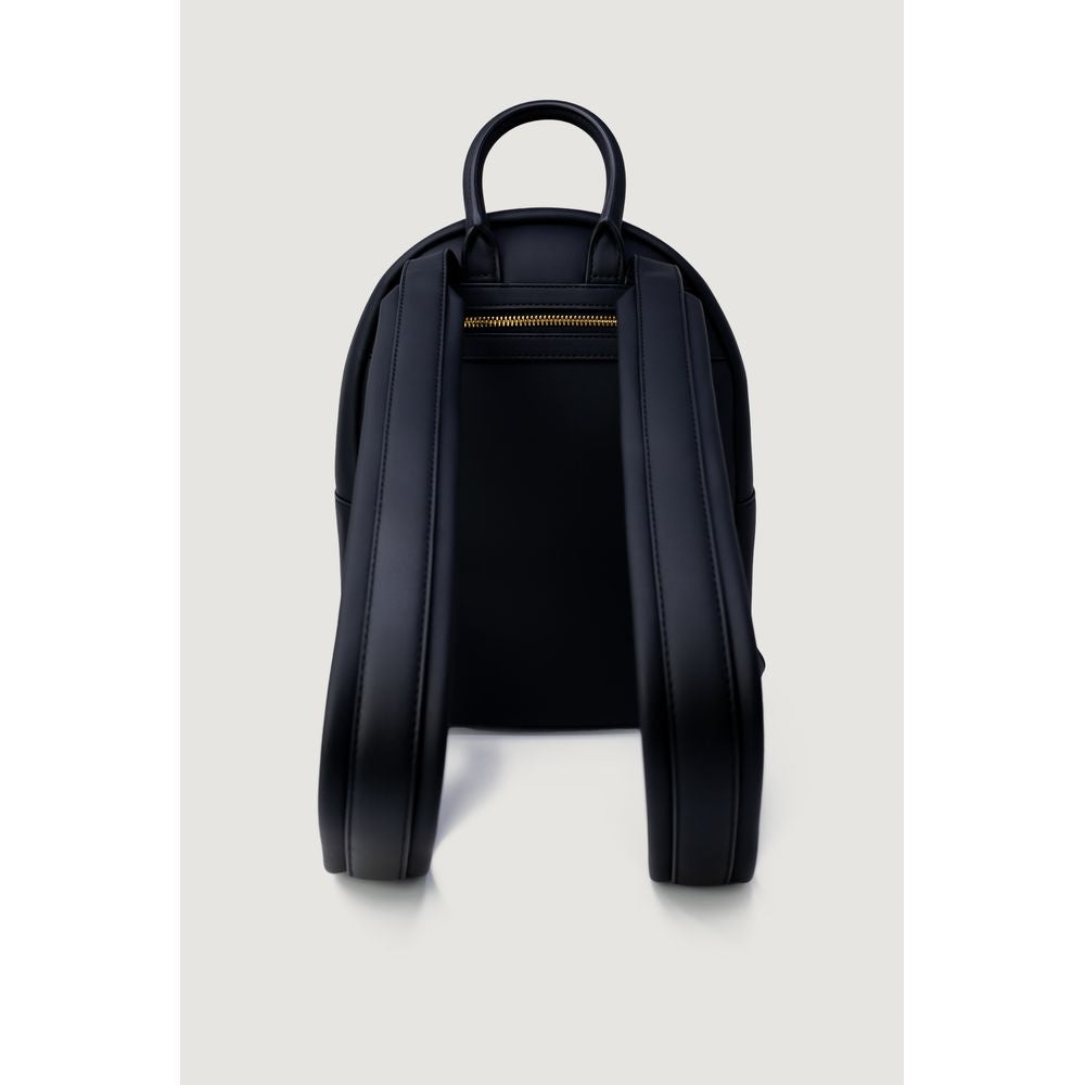 Schwarzer Rucksack aus Polyethylen