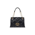 Schwarze Handtasche aus Polyethylen