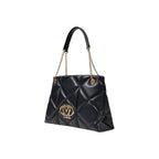 Schwarze Handtasche aus Polyethylen