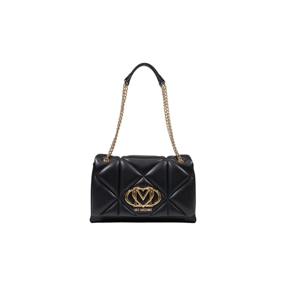 Schwarze Handtasche aus Polyethylen