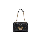 Schwarze Handtasche aus Polyethylen