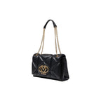 Schwarze Handtasche aus Polyethylen