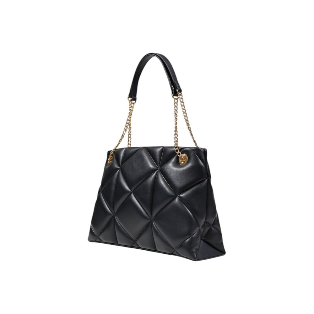 Schwarze Handtasche aus Polyethylen