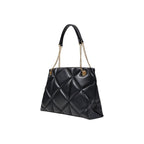 Schwarze Handtasche aus Polyethylen