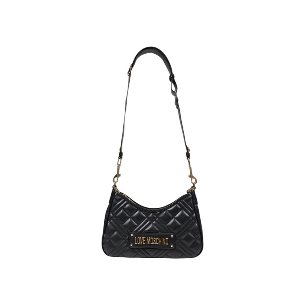 Schwarze Handtasche aus Polyethylen