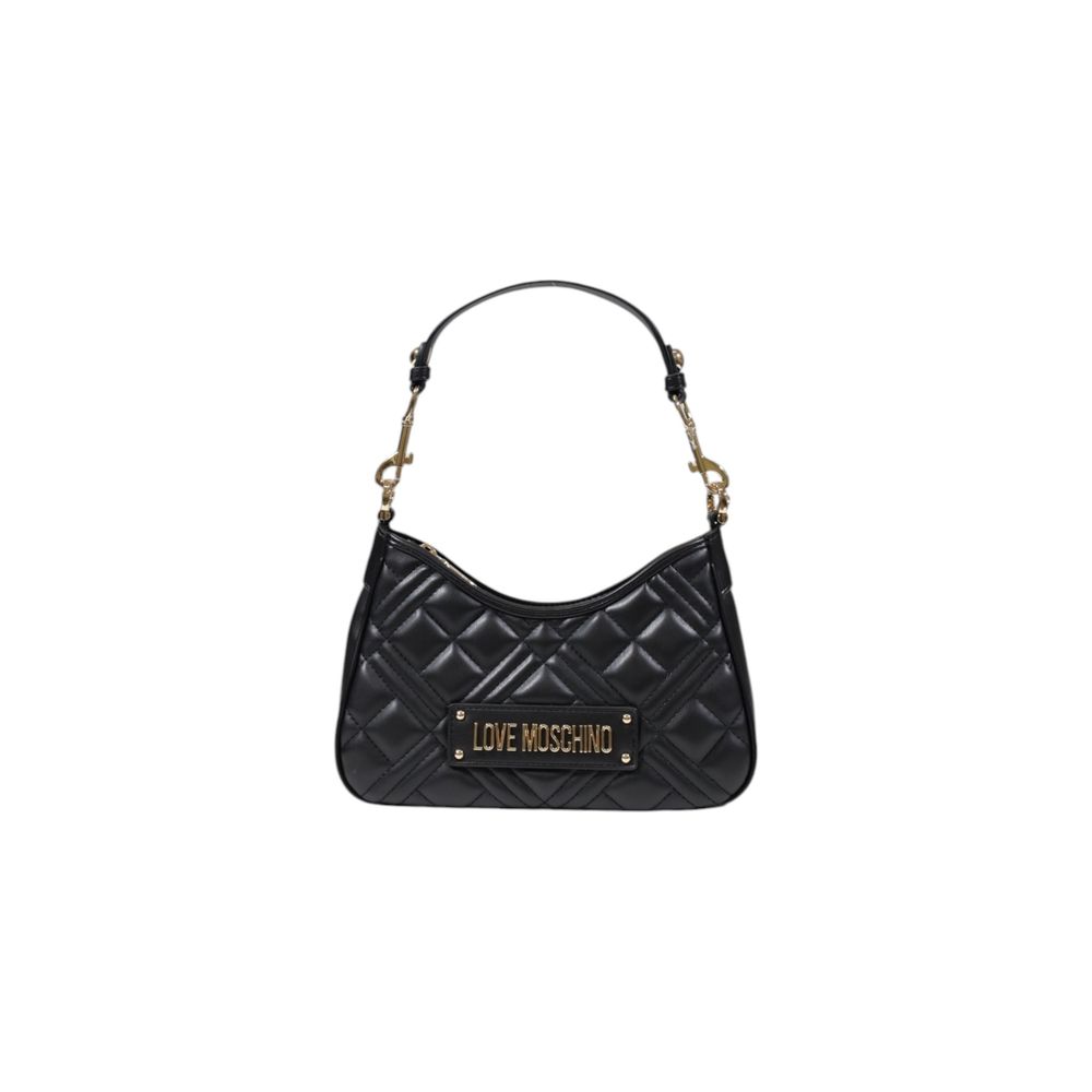 Schwarze Handtasche aus Polyethylen