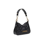 Schwarze Handtasche aus Polyethylen