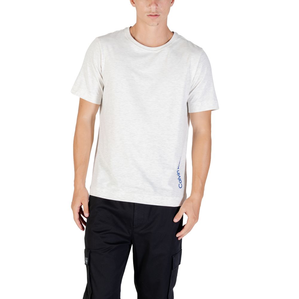Graues Baumwoll-T-Shirt