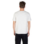 Graues Baumwoll-T-Shirt