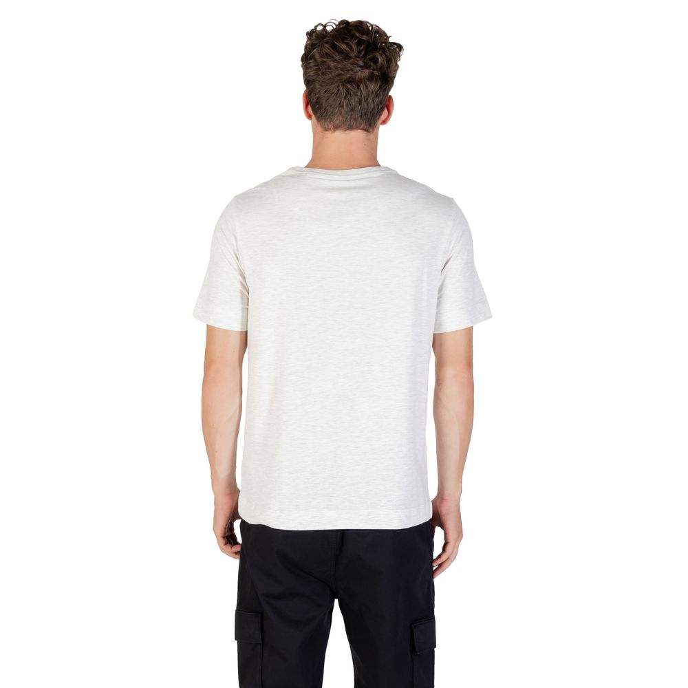 Graues Baumwoll-T-Shirt