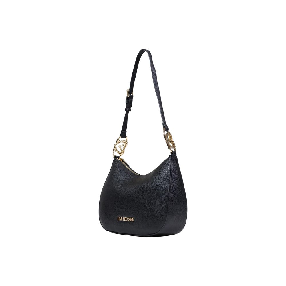 Schwarze Handtasche aus Polyethylen