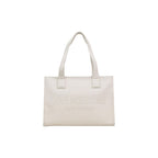 Beige Polyethylene Handbag