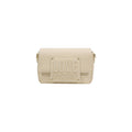 Cremefarbene Handtasche aus Polyethylen