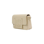 Cremefarbene Handtasche aus Polyethylen
