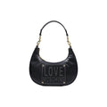 Schwarze Handtasche aus Polyethylen
