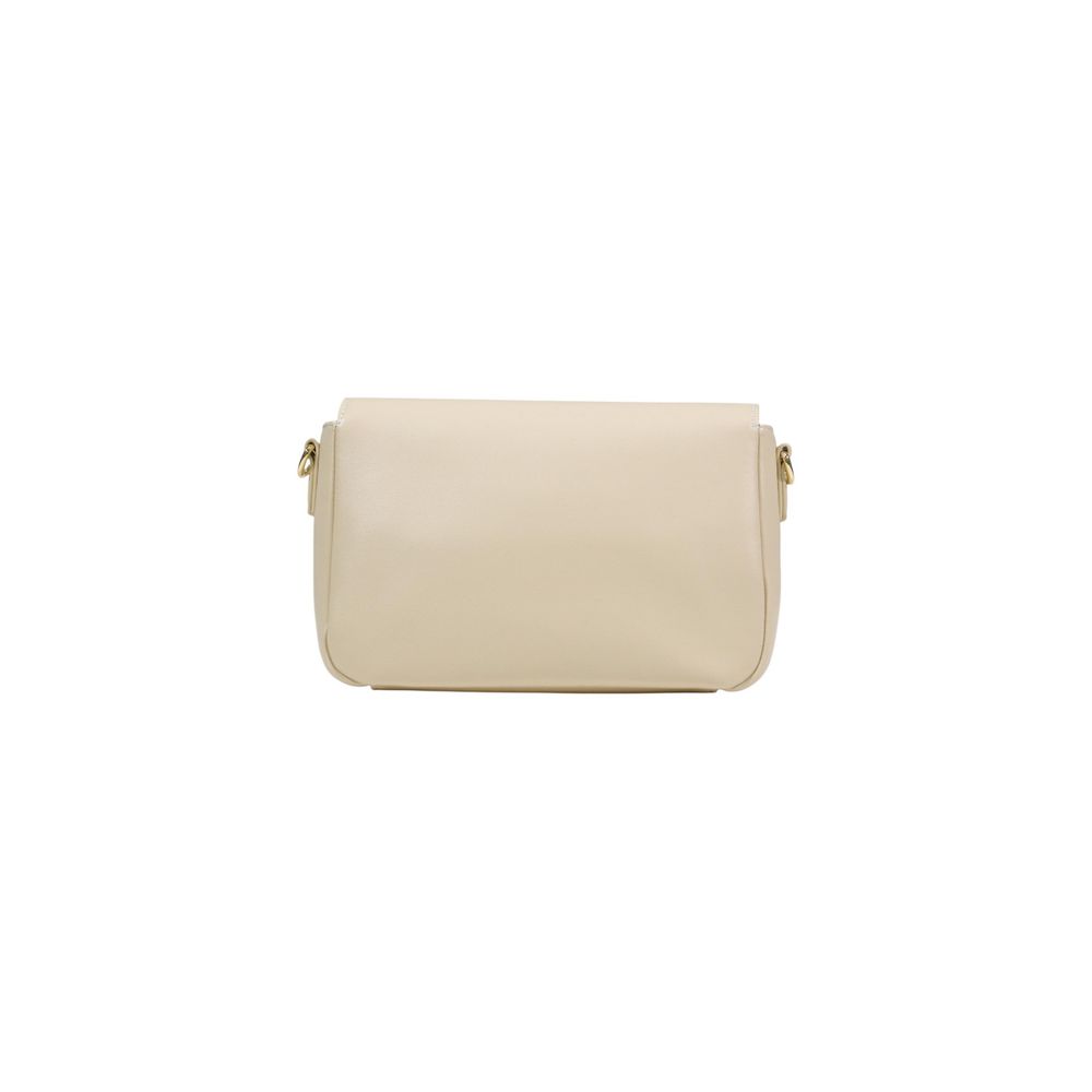 Cremefarbene Handtasche aus Polyethylen