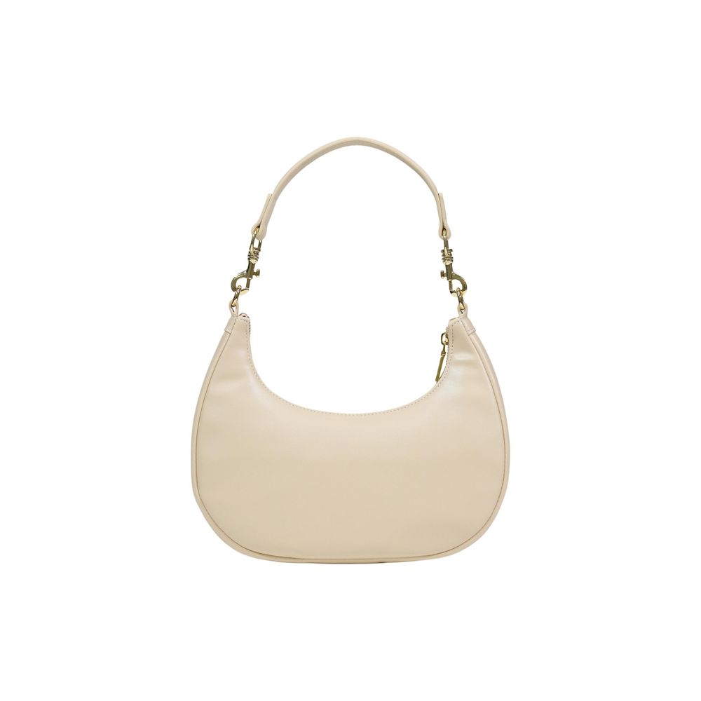 Cremefarbene Handtasche aus Polyethylen
