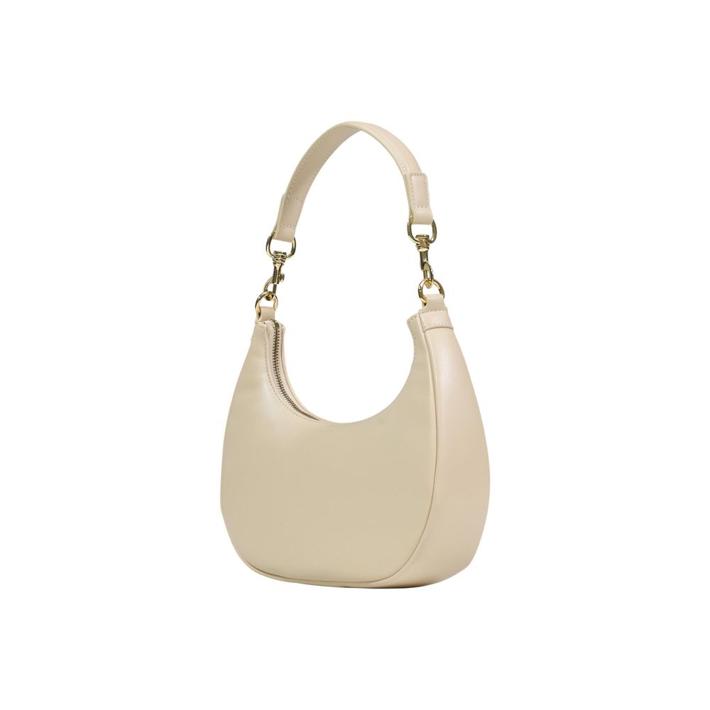 Cremefarbene Handtasche aus Polyethylen