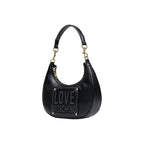 Schwarze Handtasche aus Polyethylen