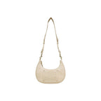 Cremefarbene Handtasche aus Polyethylen