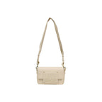 Cremefarbene Handtasche aus Polyethylen