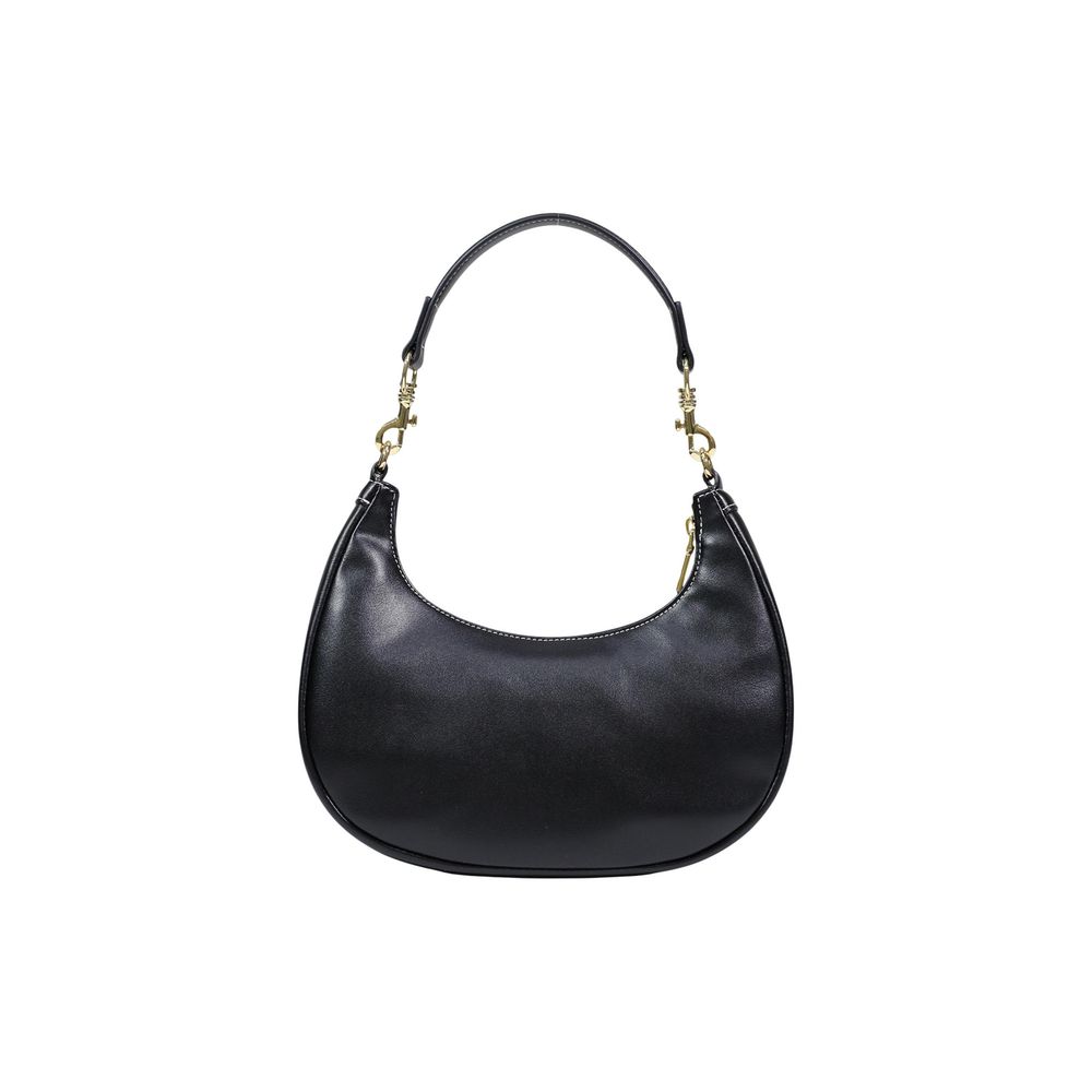 Schwarze Handtasche aus Polyethylen