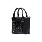 Schwarze Handtasche aus Polyethylen