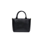 Schwarze Handtasche aus Polyethylen