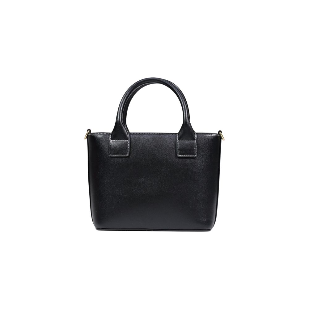 Schwarze Handtasche aus Polyethylen