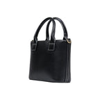 Schwarze Handtasche aus Polyethylen