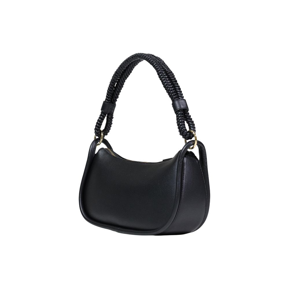 Schwarze Handtasche aus Polyethylen