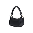 Schwarze Handtasche aus Polyethylen