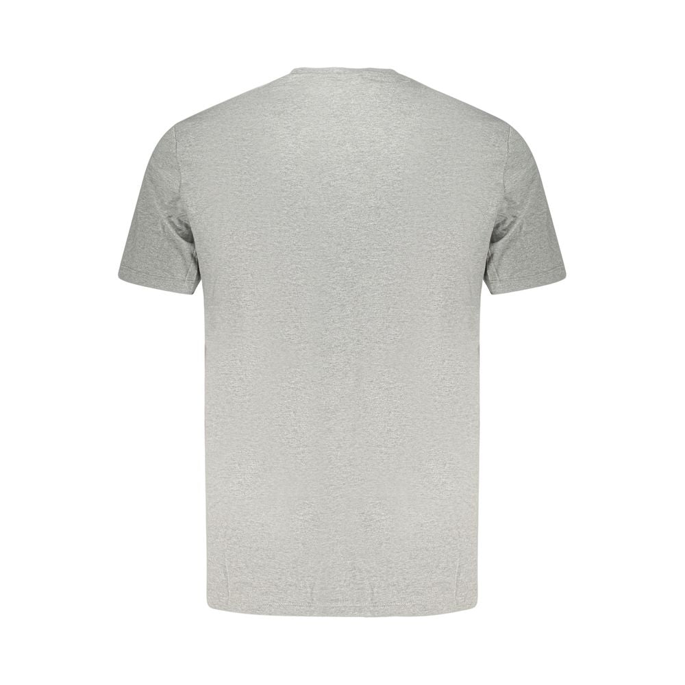 Grigio Baumwoll-T-Shirt für Herren