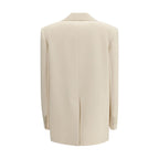Beige Triacetate Blazer
